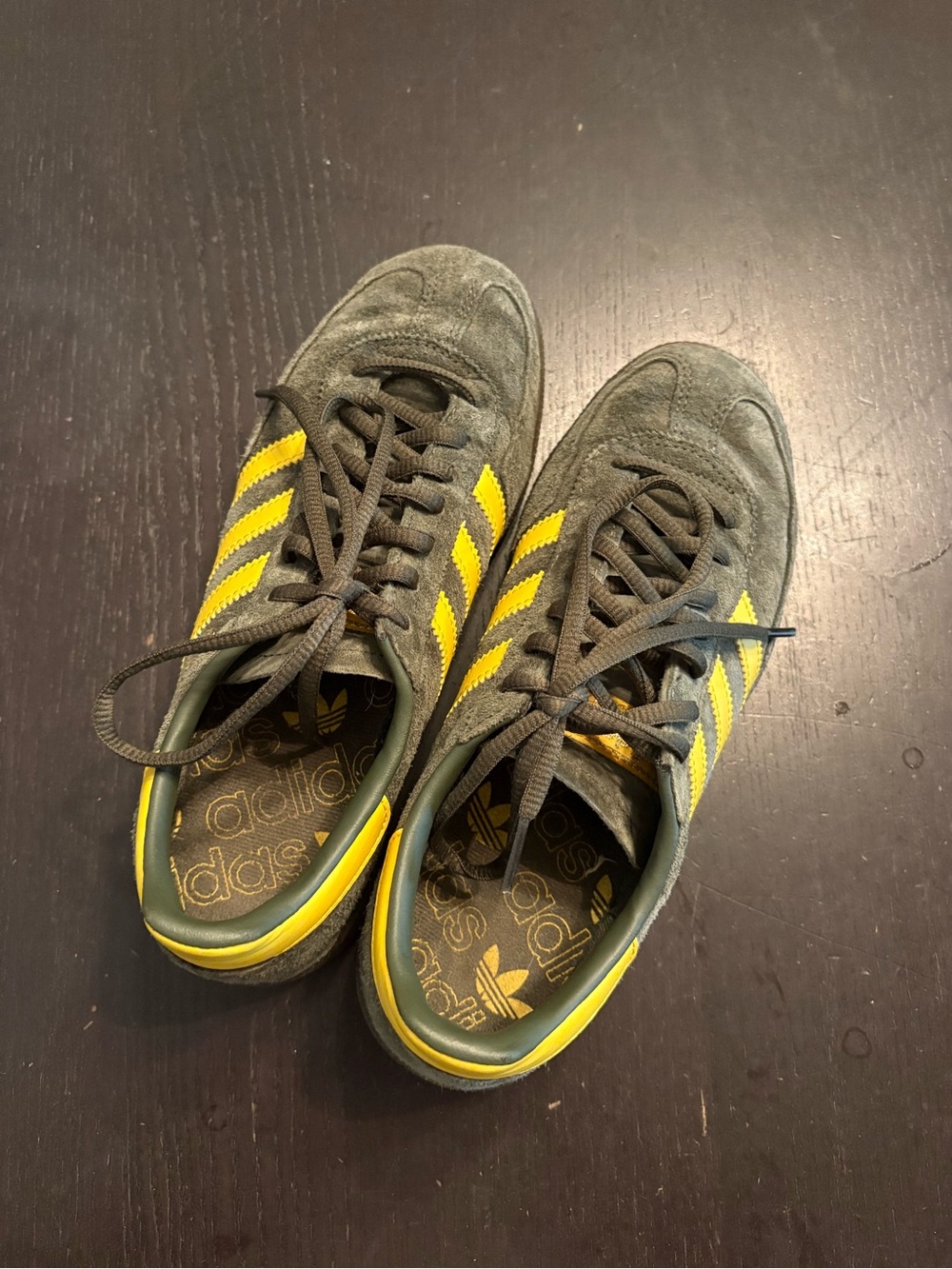 Adidas Handball Spezial Night Cargo Tribe Yellow / Olive Khaki and Yellow 2021